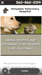 Mobile Screenshot of hollydalevethospital.com