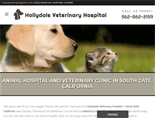 Tablet Screenshot of hollydalevethospital.com